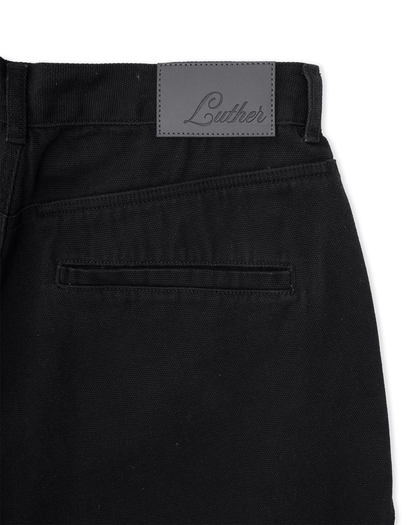 Baggy Panel Shorts (Black) - Image 5