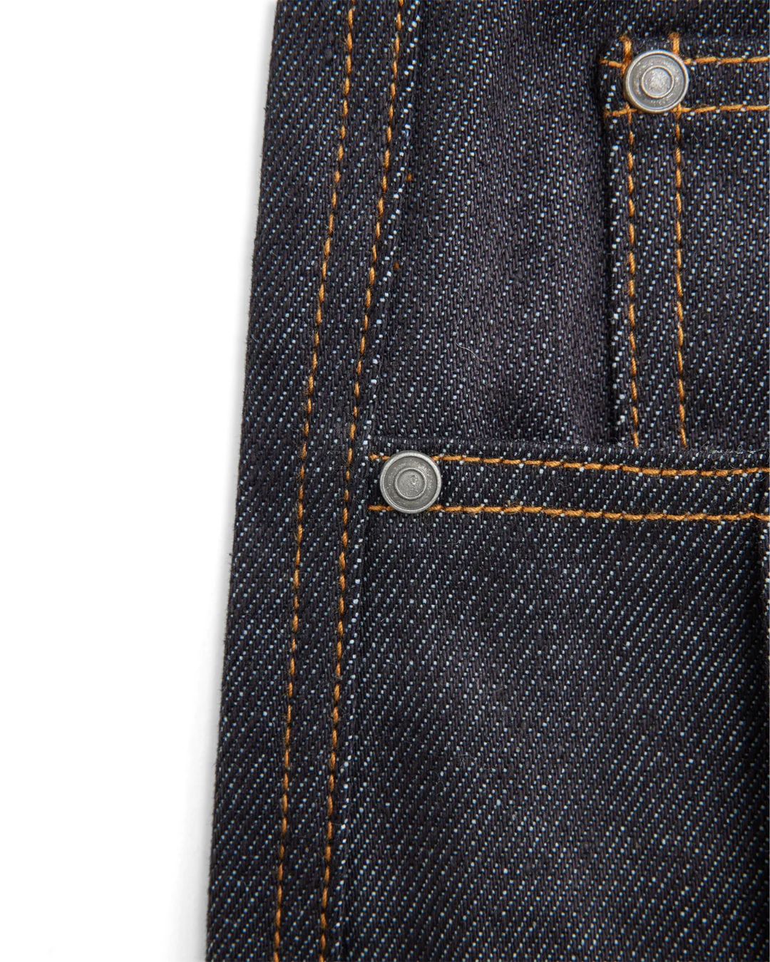 Baggy Raw Denim (Blue Black) - Image 11