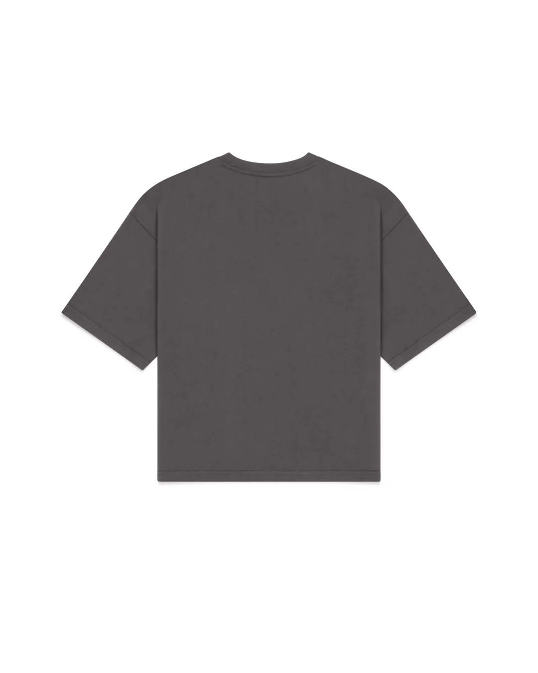 Cropped Basic Tee (Charcoal) - Image 3