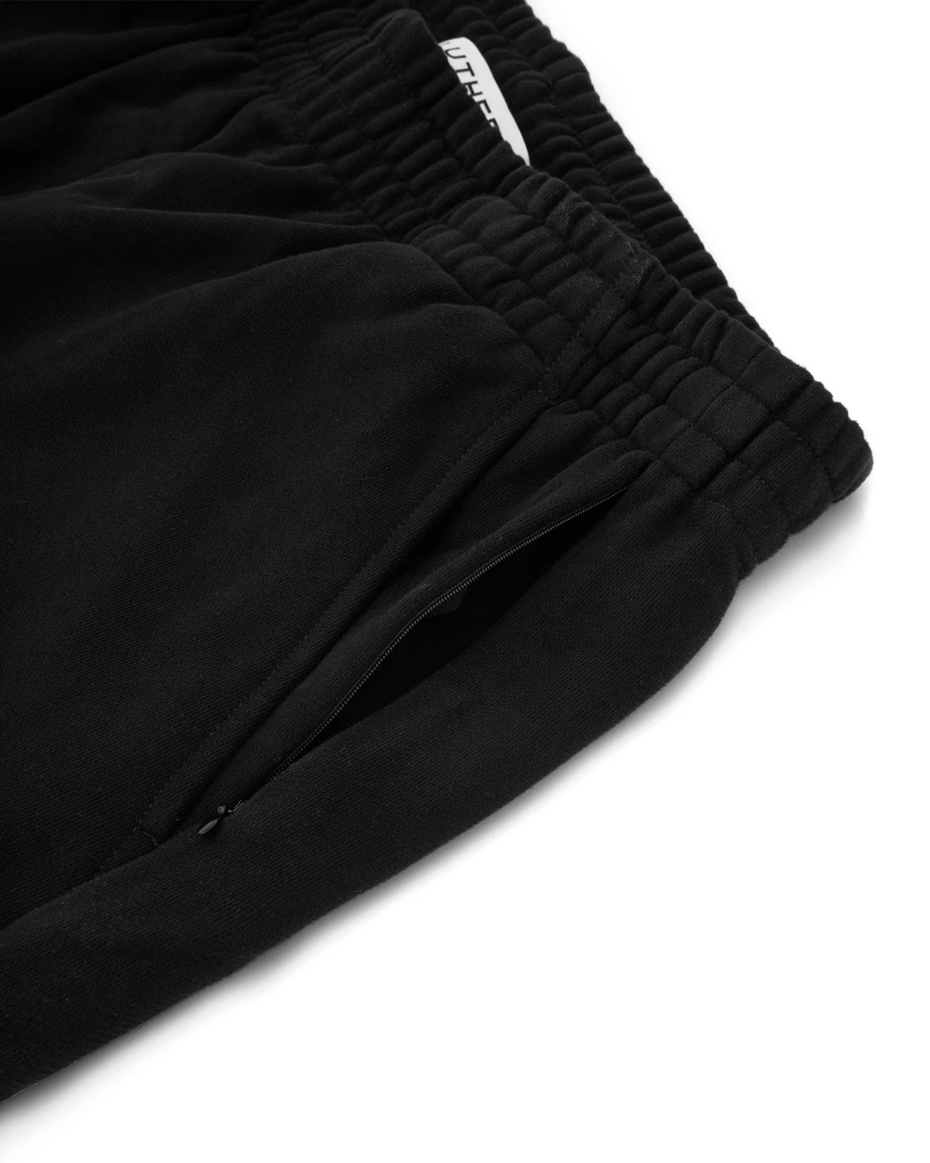 Heavyweight Cuffed Trackies (Black) - Image 5