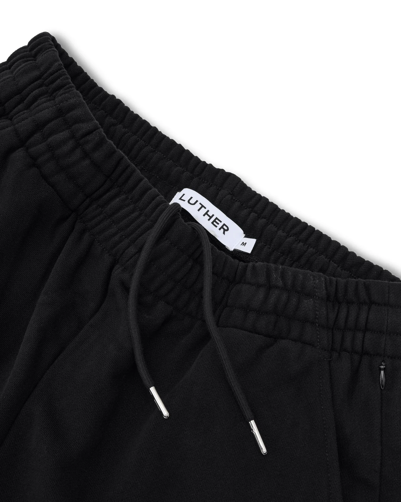 Heavyweight Cuffed Trackies (Black) - Image 6