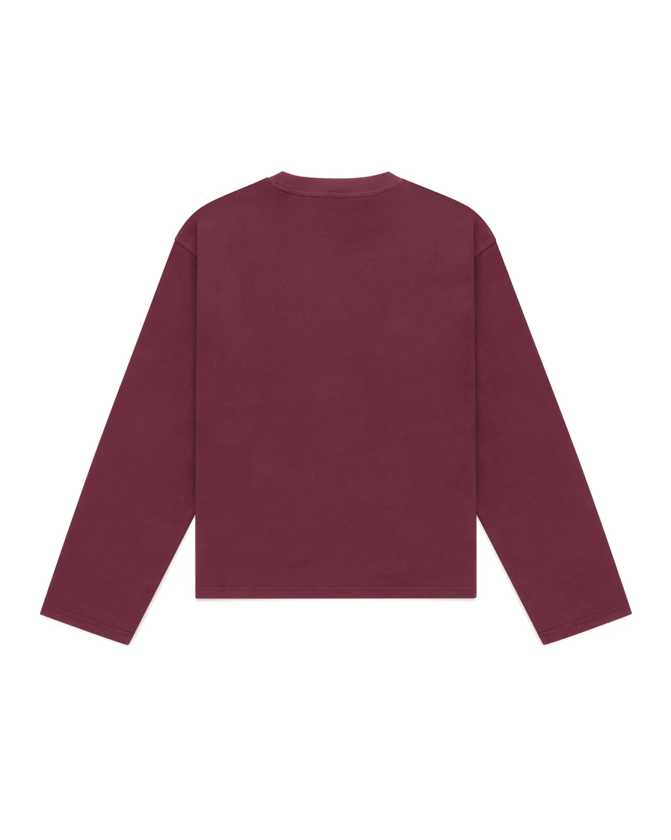 Long Sleeve Tee (Burgundy) - Image 3