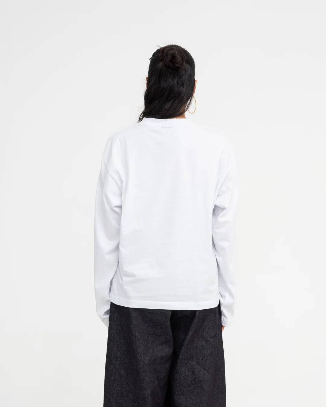 Long Sleeve Tee (White) - Image 9