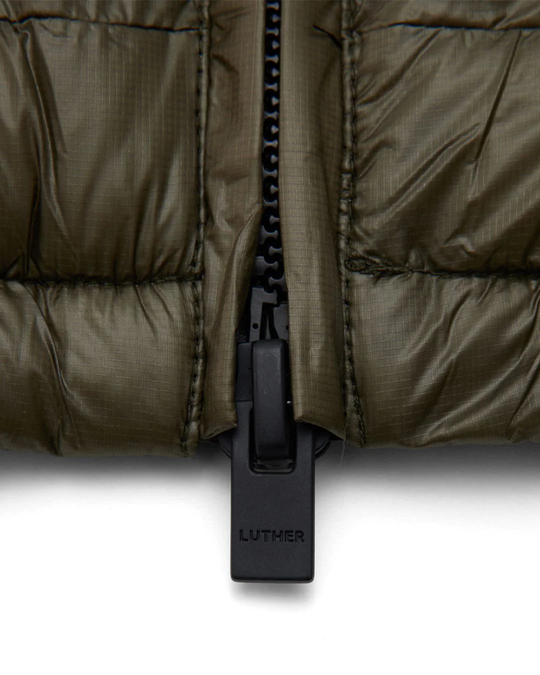 Puffer Jacket (Olive) - Image 9