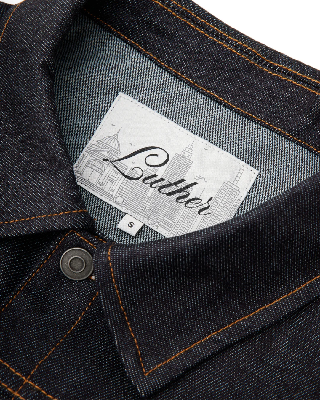 Raw Denim Jacket (Blue Black) - Image 6