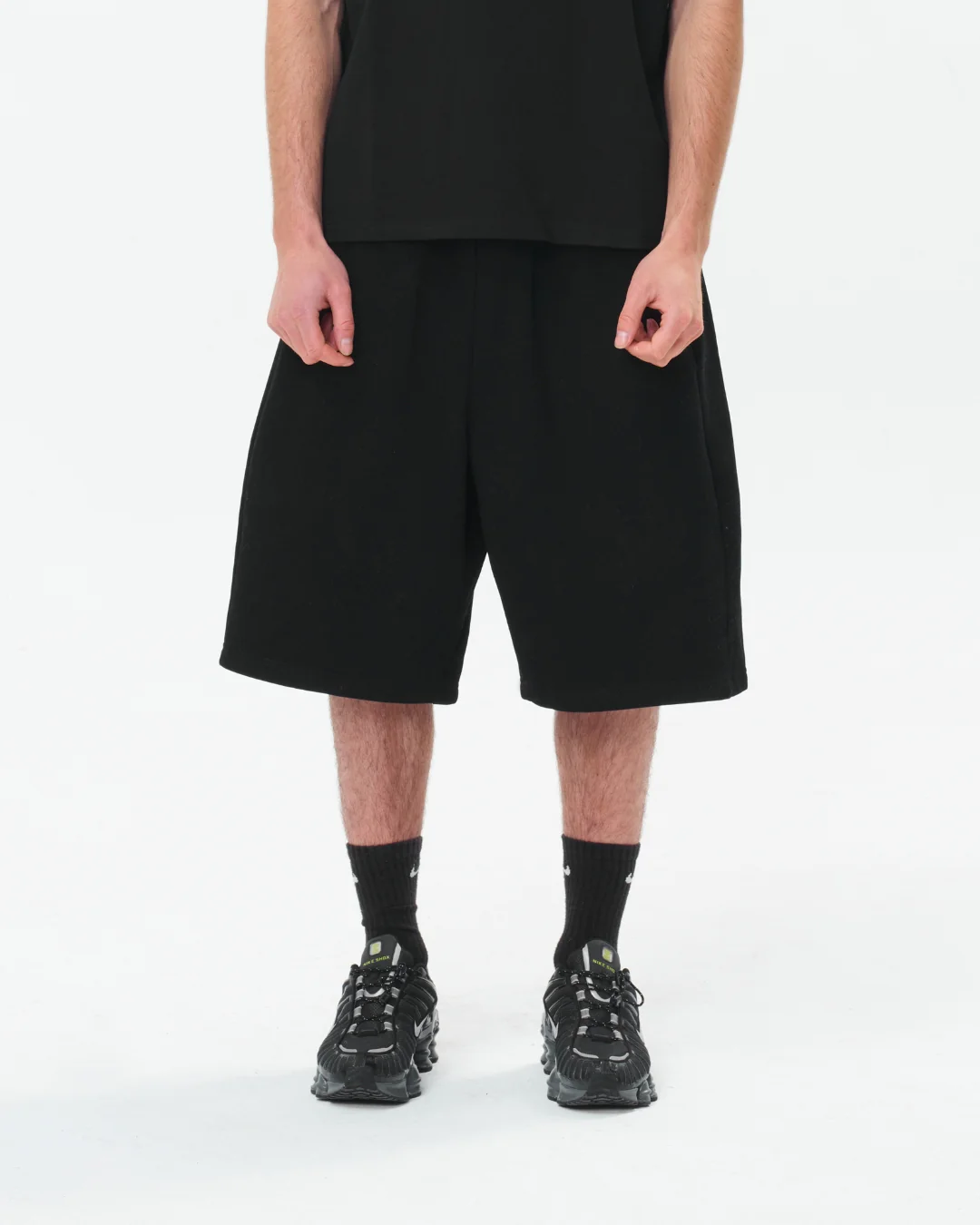 Trackie Shorts (Black) - Image 7