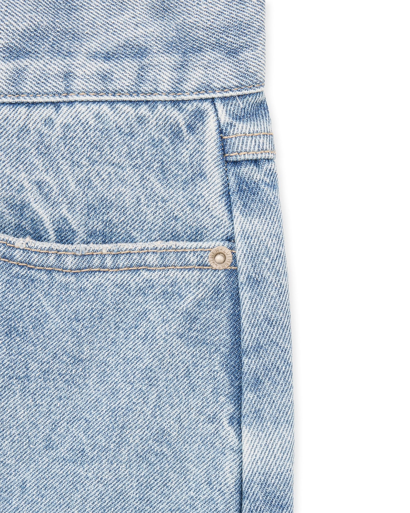 Wide Leg Jeans (Washed Blue) - Image 11