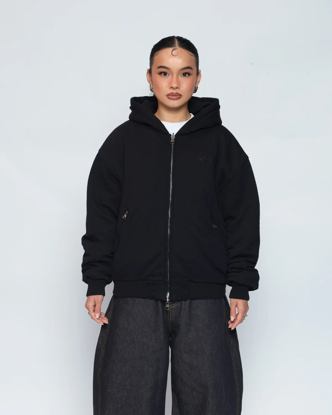 Workwear Zip Jacket (Charcoal) - Image 17