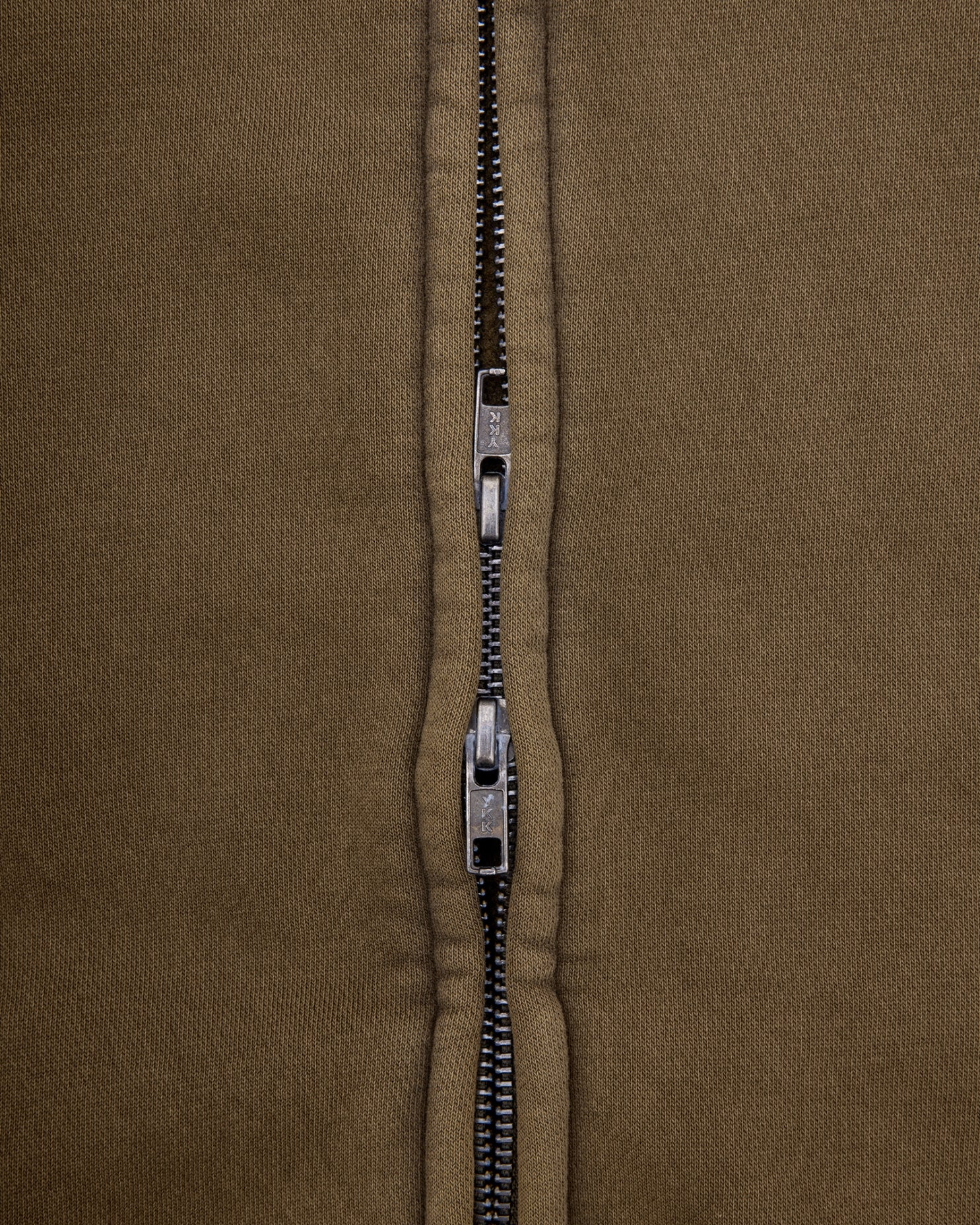 Zip Up Hoodie (Washed Olive) - Image 5